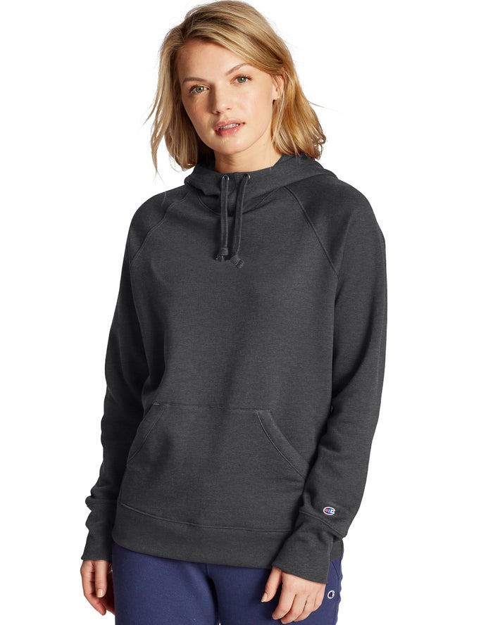 Champion Hoodie Dames - DonkerGrijs - Powerblend ( 783240-LCN )